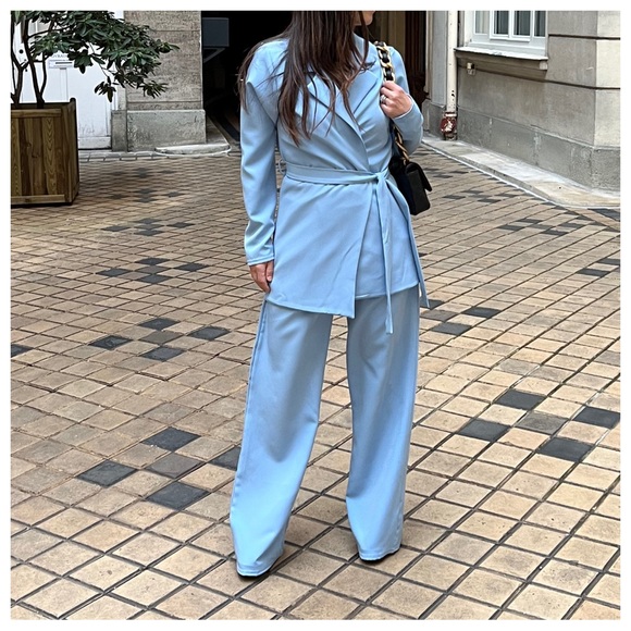 #92 PARIS 2 PIECE JACKET AND WRAP JACKET SET - Picture 3 of 8